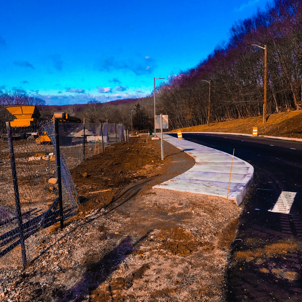 Progress Photo from December 2018 - Sidewalks for Entrance ways 